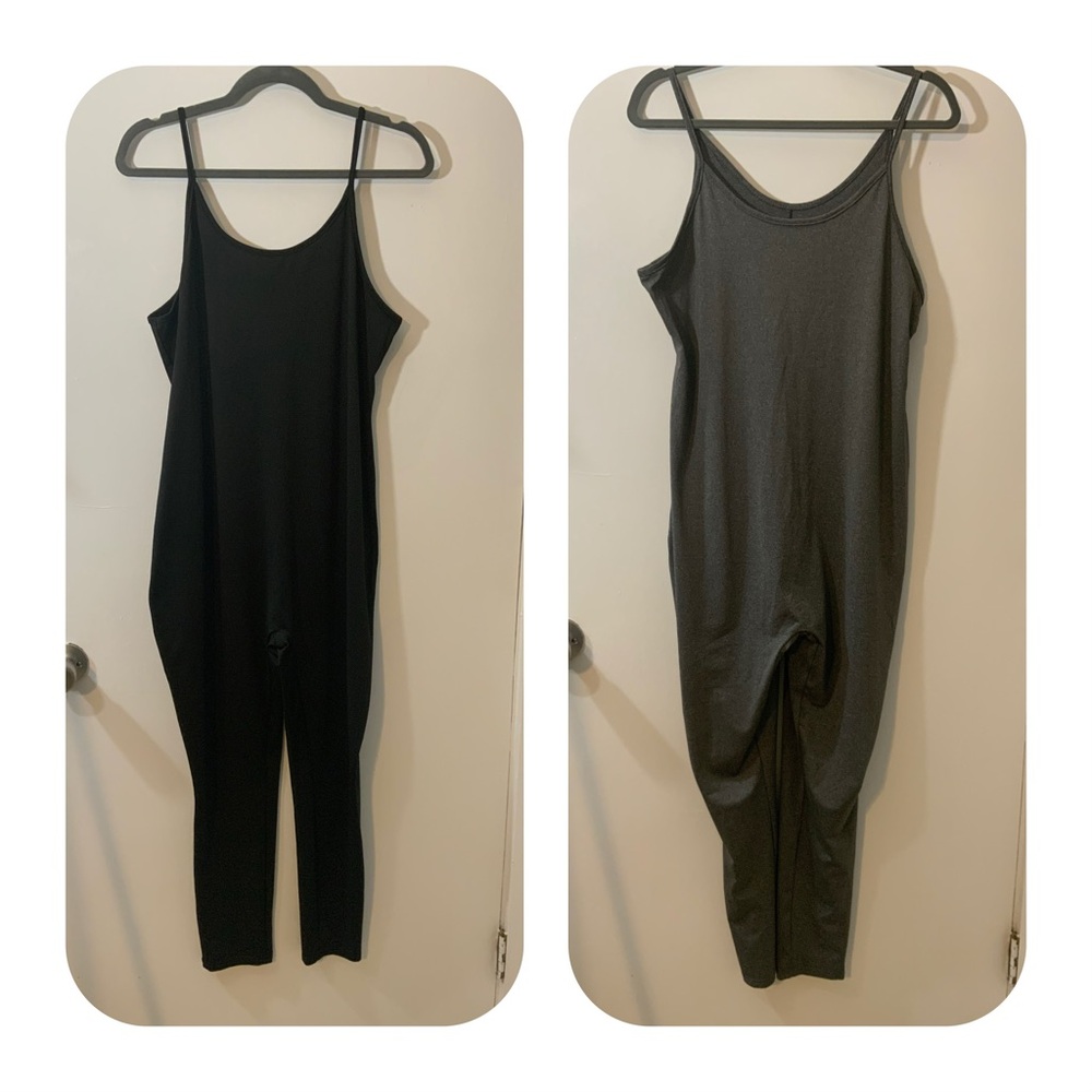 Black and Gray Jumpsuits SHEIN size 1XL